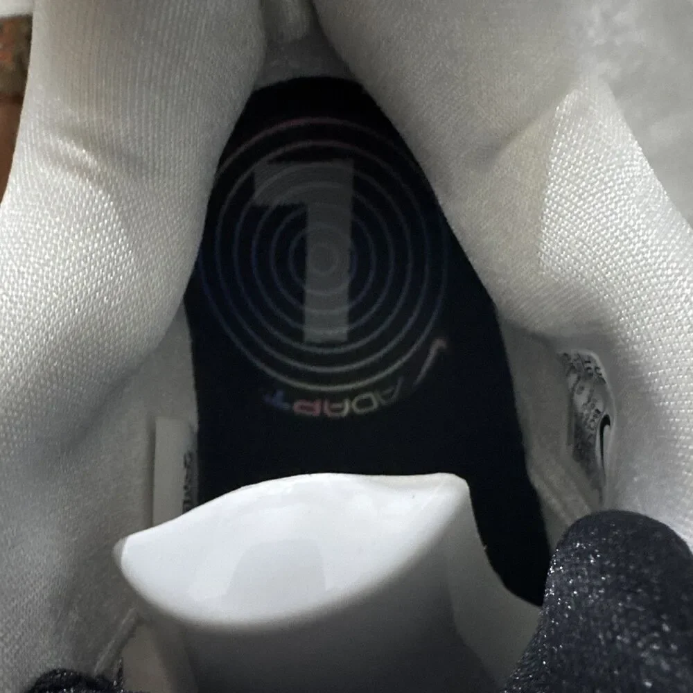 Nike Adapt BB 2.0 Men’s Mid Top Lace Up Sneakers White Cement BQ5397-101